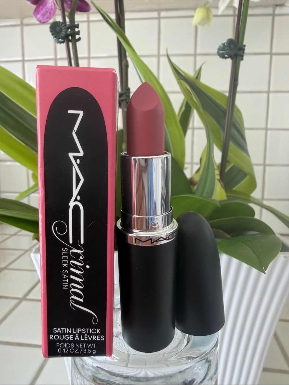 MAC Cosmetics Satin Lipstick - Mauve Rose 802 BRAVE